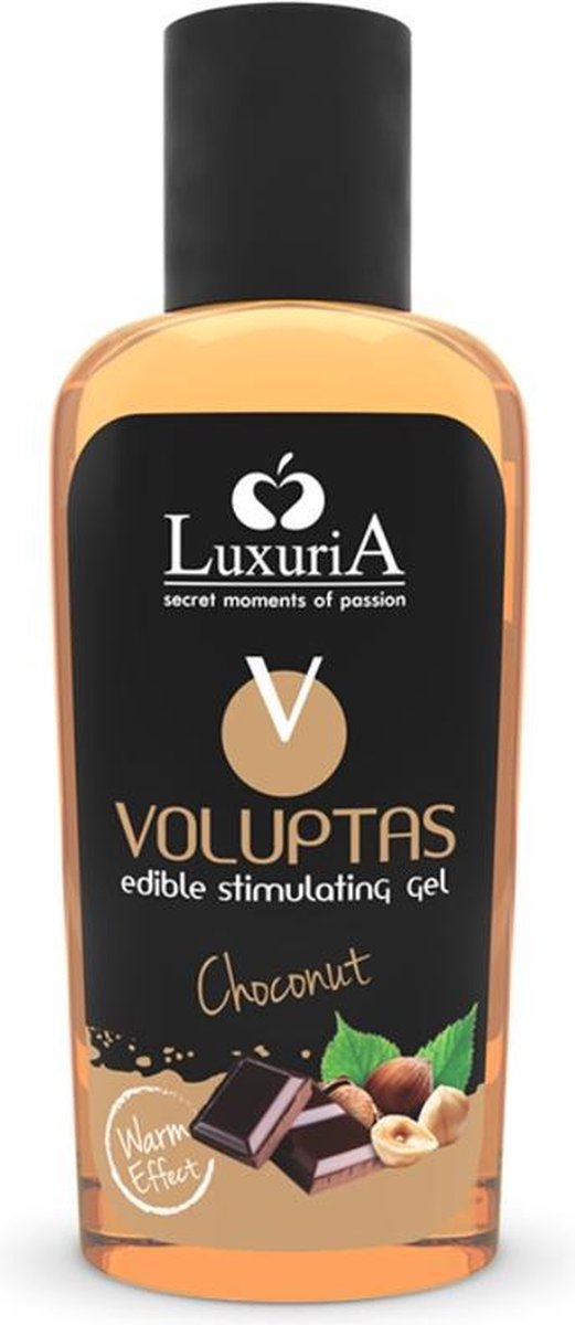 Goedkoopste LUXURIA | Luxuria Voluptas Edible Stimulating Gel Warming Effect - Choconut 100 Ml | Glijmiddel en Massage Gel