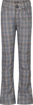 Indian Blue meiden flaired pants Check Ultra Marine