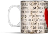 Mok - Moederdag Mok - Allerliefste Oma - 350 ml - Beker