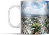 Mok - Panorama van een luchtfoto over San Salvador - 350 ml - Beker