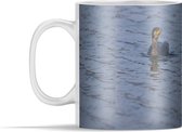 Mok - Aalscholver op rivier - 350 ml - Beker