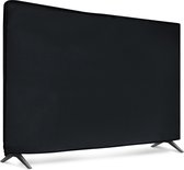 kwmobile tv hoes geschikt voor 65" TV - Beschermhoes voor televisie - Tegen vuil en stof - In zwart