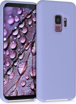 kwmobile telefoonhoesje voor Samsung Galaxy S9 - Hoesje met siliconen coating - Smartphone case in lavendel