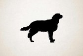Silhouette hond - Munsterlander, Small - M - 60x85cm - Zwart - wanddecoratie