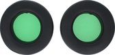 Oorkussens zwart / groen voor de Razer Kraken Pro V2