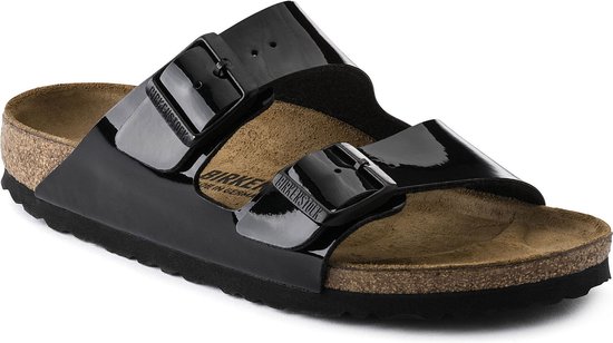 Birkenstock Arizona Patent Zwarte Slippers