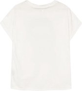 Alix the label Boxy Photo T-shirt Ecru  Dames maat XS