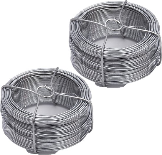 2 x rouleaux de fil de fer aluminium loisirs et loisirs créatifs de 2 mm x  200 cm 