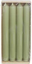 Rustik Lys - Hoogglans - Dinerkaarsen - Eucalyptus - Set van 4  - Ø 2,1  x 19 Centimeter