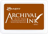 Ranger Archival Stempelkussen - Ink Pad - Sepia