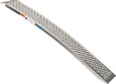 Datona® Aluminium oprijplaat - gebogen 150 cm
