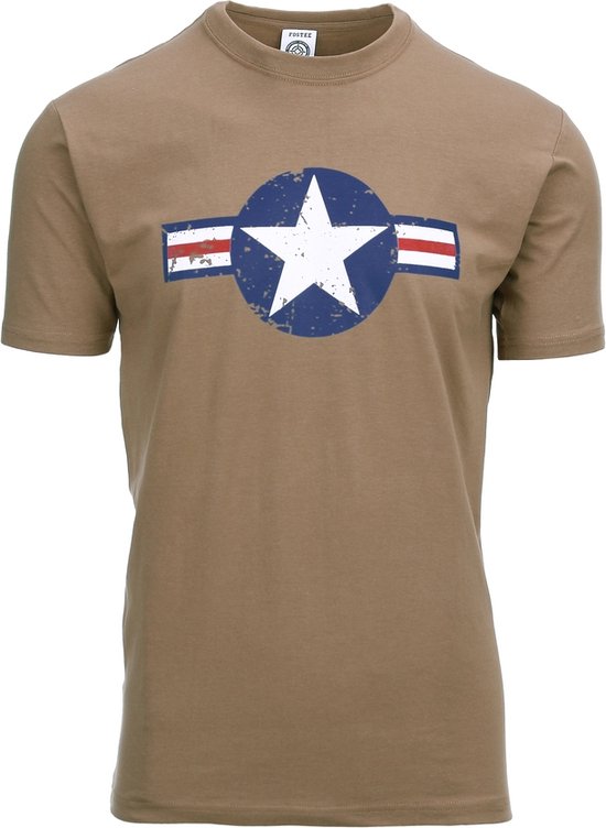 Fostex Garments - T-shirt WW II coyote (kleur: Coyote / maat: S)