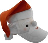 pet Kerstman 18 x 26 cm polyester rood/wit