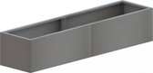 MySteel Verzinkt staal plantenbak Texas xxl 2000x500 Inclusief Bodemplaat  - Hoogte: 400mm
