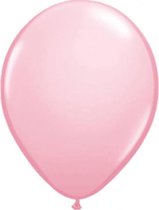 ballonnen metallic 30 cm latex roze 100 stuks