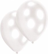 ballonnen Standard 27,5 cm latex wit 10 stuks