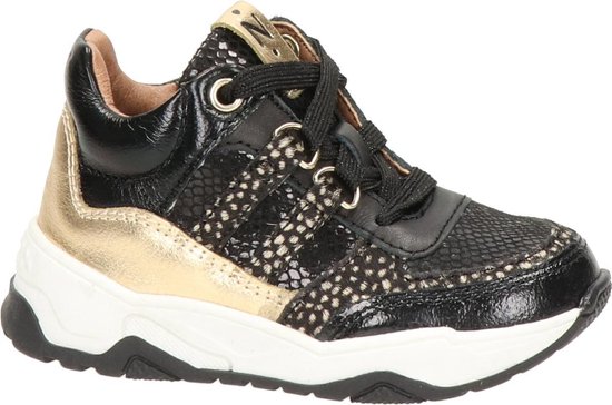 Nelson Kids meisjes sneaker - Zwart - Maat 23 | bol.com