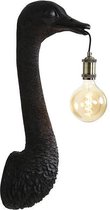Light & Living Wandlamp Ostrich - Zwart - 18x15,5x57,5 cm