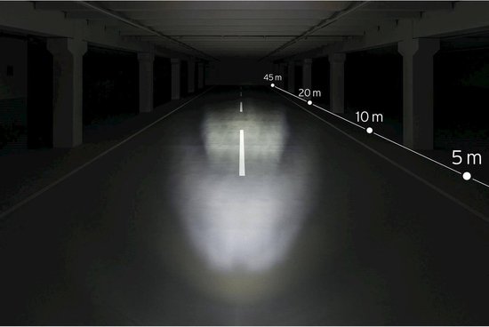 Koplamp Busch en Müller Upp N Led voor naafdynamo 30 Lux - zwart — afbeelding 4