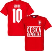 Tsjechië Schick 10 Team T-Shirt - Rood - 4XL