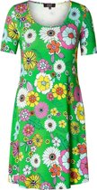 ES&SY Ummu Jurk - Green/Multi-Colour - maat 42