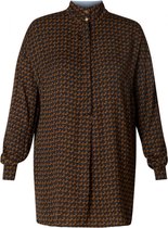 YESTA Vive Tunics - Navy/Cashew Brown - maat 3(52)