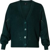 YESTA Vianne Vest - Deep Teal - maat 1(48)