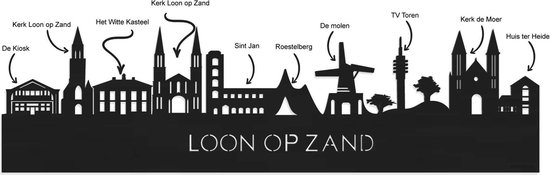 Skyline Klok Loon op Sable Bamboe - Ø 40 cm - Home Decor - Décoration murale salon
