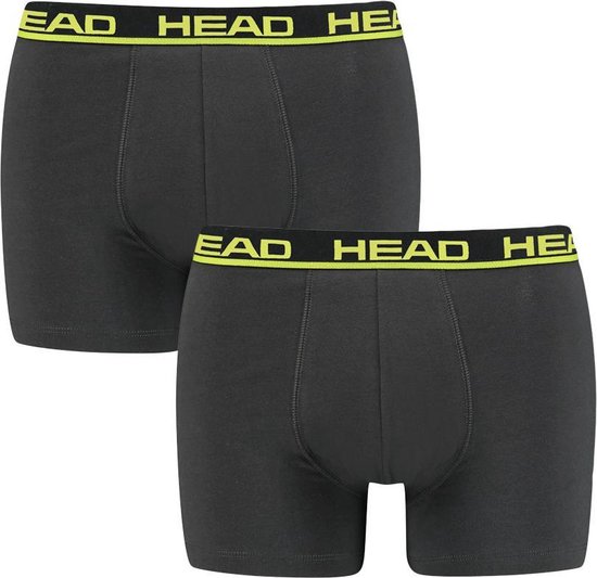 HEAD 2P boxers basic II grijs - M