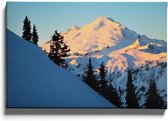 Walljar - Mt. Baker - Muurdecoratie - Canvas schilderij