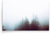 Walljar - Foggy Woods - Muurdecoratie - Poster