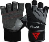 RDX L4 Gants de fitness en cuir Deepoq - Taille S - Noir