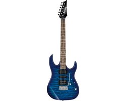 Ibanez GRX70QA‑TBB – GIO Series Elektrische Gitaar – Transparent Blue Burst – HSH Pickups