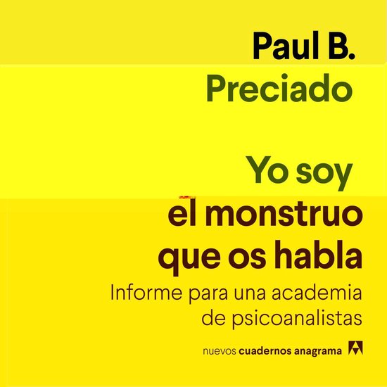 Yo soy el monstruo que os habla - cover