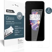 dipos I 2x Pantserfolie helder compatibel met OnePlus 5 Beschermfolie 9H screen-protector