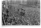 Walljar - Feyenoord supporters '70 III - Zwart wit poster