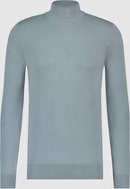 Purewhite -  Heren Slim Fit   Essential Trui  - Groen - Maat M