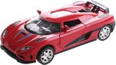 Metalen Sportwagen Momentum: 14 cm Rood