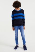 WE Fashion Jongens skinny fit jeans van jog denim