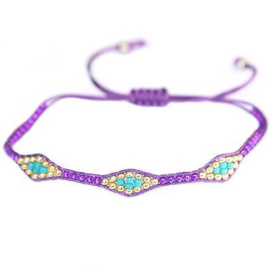 Bracelet Miyuki Ibiza violet