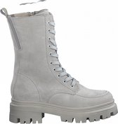 Tamaris Veterboots grijs Suede - Dames - Maat 42