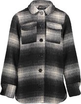 Geisha Jas Jacket Long Blouse Check 18580 19 Black/grey Dames Maat - S