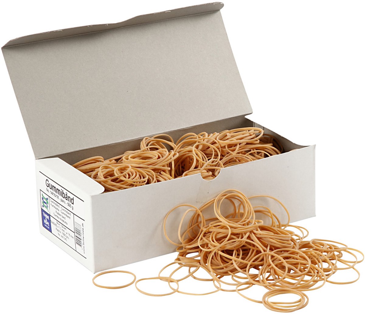 Creotime Elastieken, 5-8 cm, 500 gr