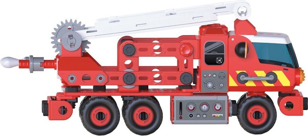 Camion De Pompiers A Construire Meccano Junior Jeu De Construction Avec  Effets Sonores Et Lumineux - Jeux - Jouets BUT