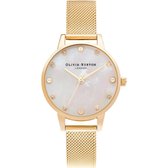 Olivia Burton Dames horloge analoog quartz One Size Goud 32014923
