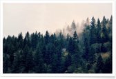 JUNIQE - Poster My Happy Place -13x18 /Ivoor & Zwart