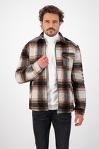 Goosecraft Sin city wool overshirt - Maat L - Bruin