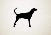 Plott - Silhouette hond - XS - 23x28cm - Zwart - wanddecoratie