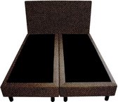 Bedworld Boxspring 120x190 - Tweedlook - Bruin (M28)