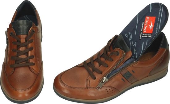 Fluchos -Heren - cognac/caramel - sneakers - maat 42 | bol.com